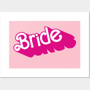 Bride Barbie logo Posters and Art